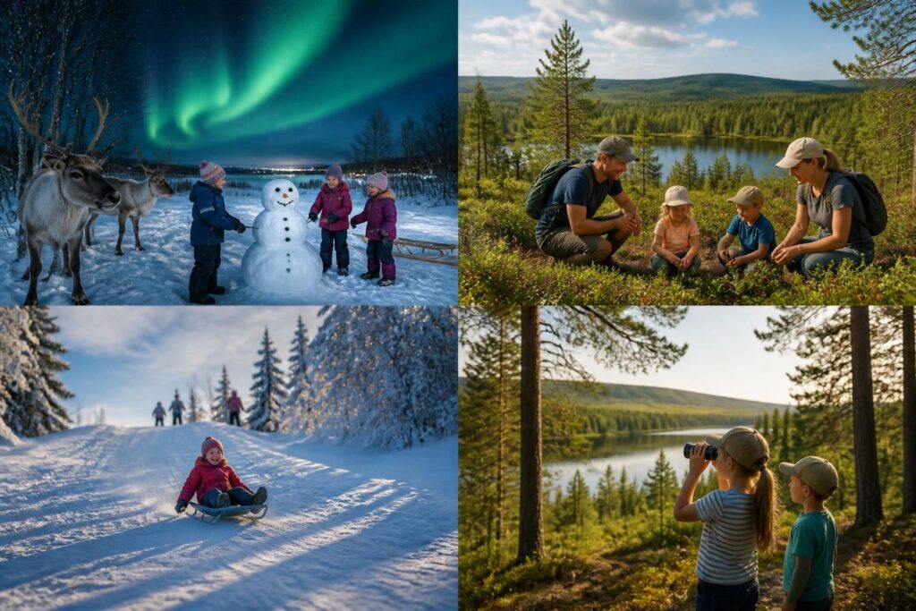 découvrez que faire à rovaniemi en fonction des saisons, y compris des activités hivernales adaptées aux enfants pour un séjour inoubliable en famille.