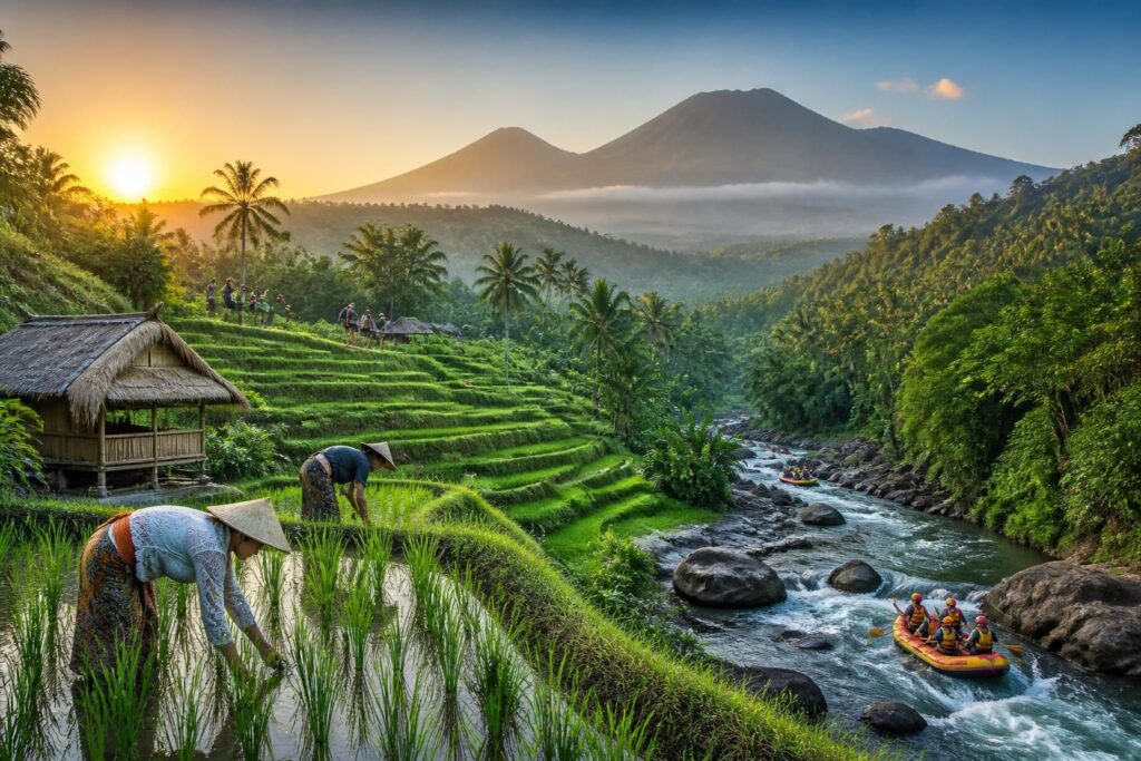 découvrez les activités et excursions incontournables à sidemen, bali : randonnées, visites culturelles, paysages époustouflants et aventures authentiques pour un séjour inoubliable.