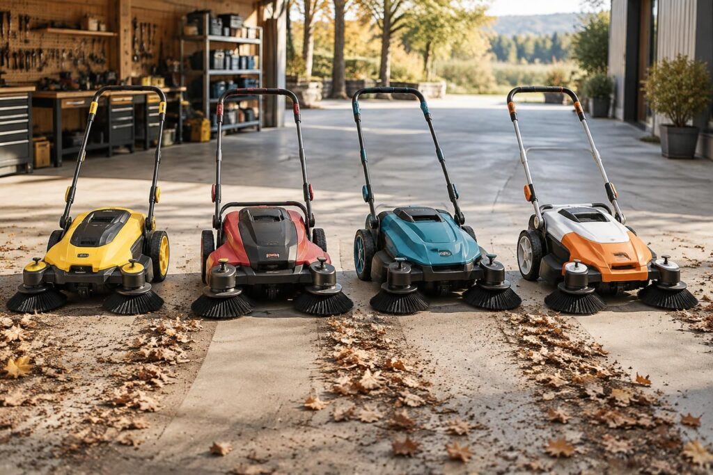 Balayeuse batterie : comparatif des modèles Dewalt, Milwaukee, Makita et Stihl